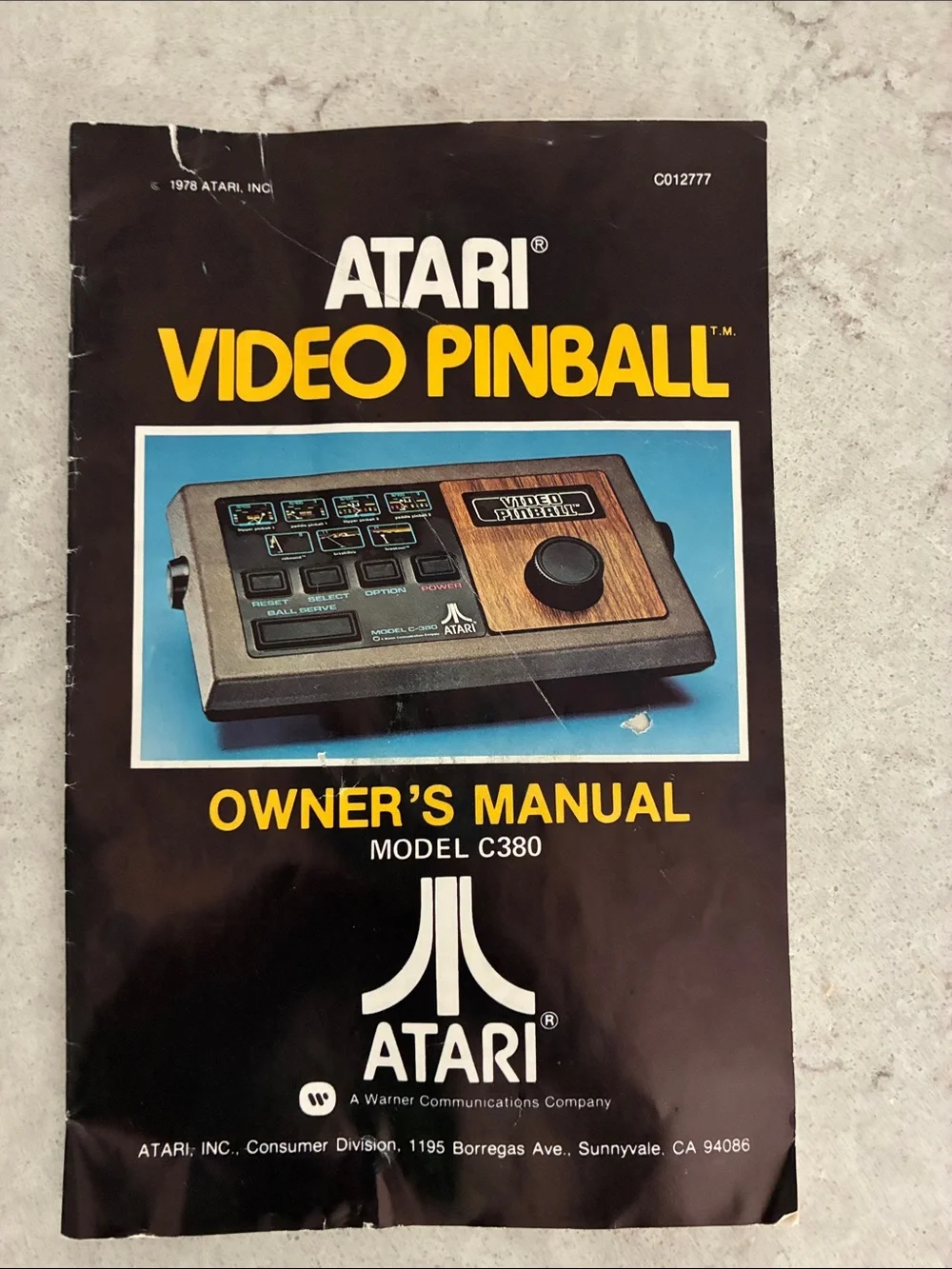 atari video pinball